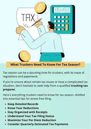 What Truckers Need To Know For Tax Season?