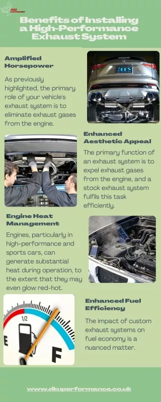 Benefits of Installing a High-Performance Exhaust System