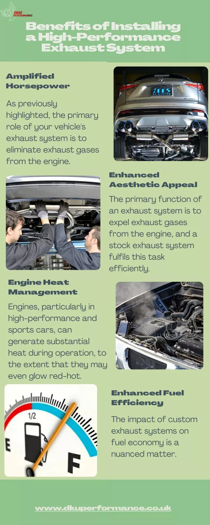 benefits of installing a high performance exhaust