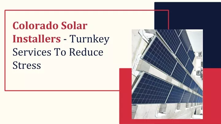 colorado solar installers turnkey services