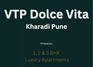 VTP Dolce Vita Kharadi Pune Brochure