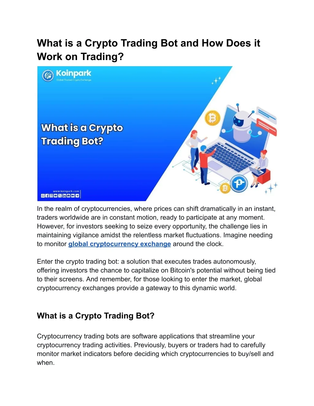 PPT - What is a Crypto Trading Bot and How Does it Work PowerPoint ...