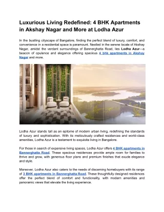 Luxurious Living Redefined_ 4BHK Apartments in Akshay Nagar and More at Lodha Azur (2)
