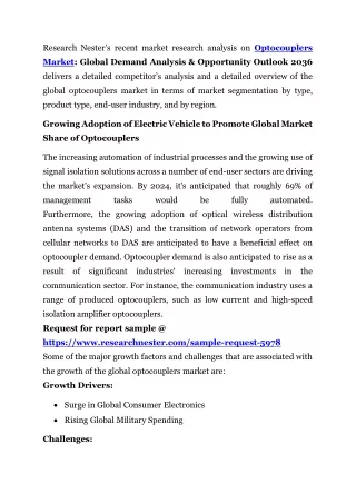 research nester s recent market research analysis
