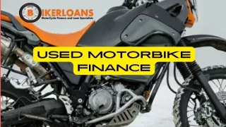 Used Motorbike Finance