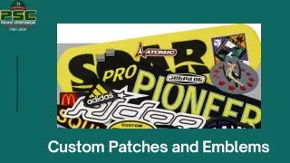 Elevate Your Style with Custom Patches and Emblems