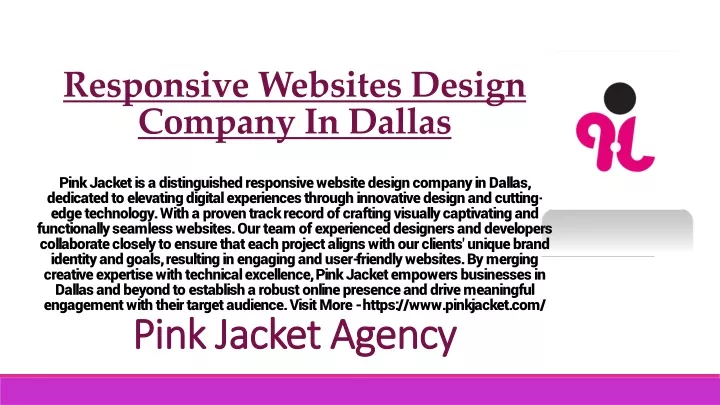 responsive websites design company in dallas pink