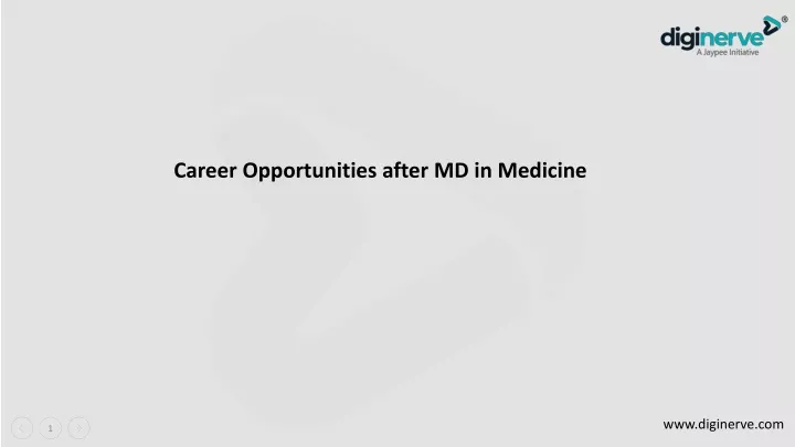 career opportunities after md in medicine