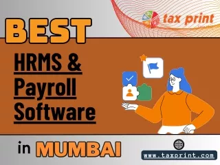 Best HRMS and Payroll Software in Mumbai  : Tax Print