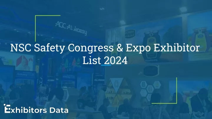 nsc safety congress expo exhibitor list 2024