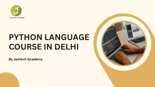 Python Language Course In Delhi