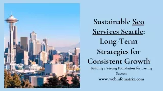 Sustainable Seo Services Seattle Long-Term Strategies for Consistent Growth