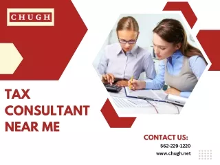 Tax Consultant Near Me | Chugh CPAs, LLP