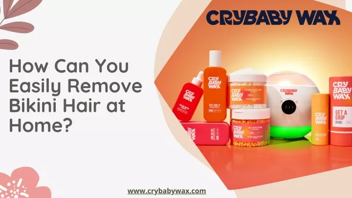 how can you easily remove bikini hair at home