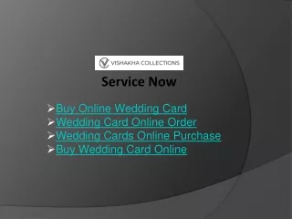 Buy Custom Online Wedding Card in India