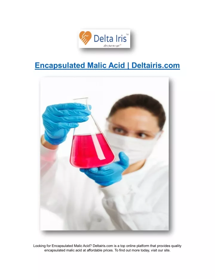 encapsulated malic acid deltairis com