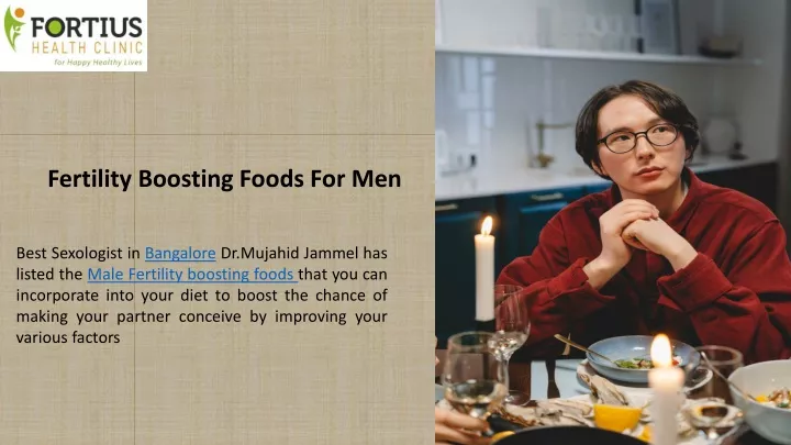 fertility boosting foods for men