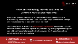 _How Can Technology Provide Solutions for Common Agricultural Problems
