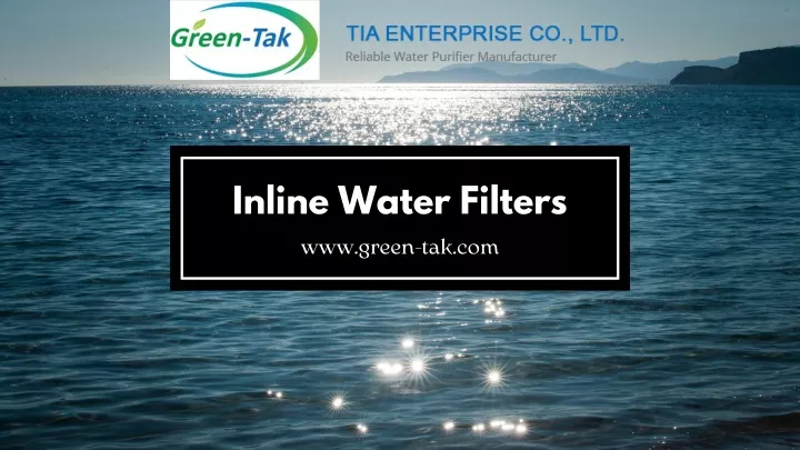 inline water filters www green tak com