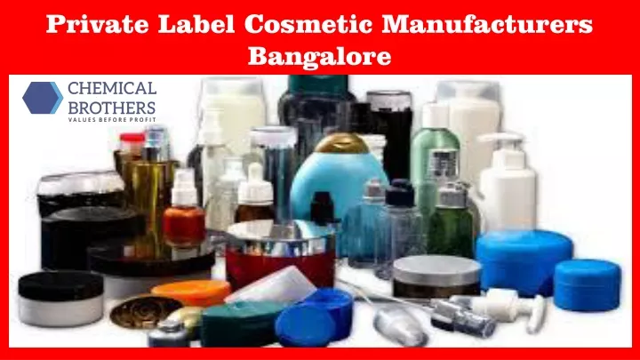 private label cosmetic manufacturers bangalore