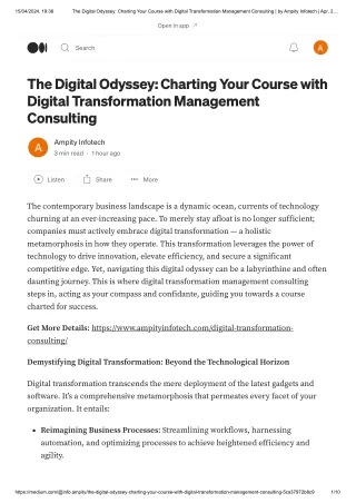 The Digital Odyssey_ Charting Your Course with Digital Transformation Management Consulting