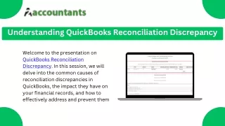 Understanding QuickBooks Reconciliation Discrepancy
