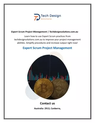 Expert Scrum Project Management | Techdesignsolutions.com.au