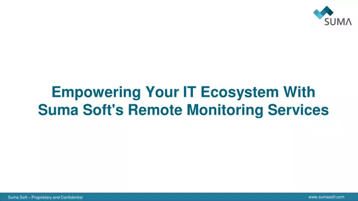empowering your it ecosystem with suma soft