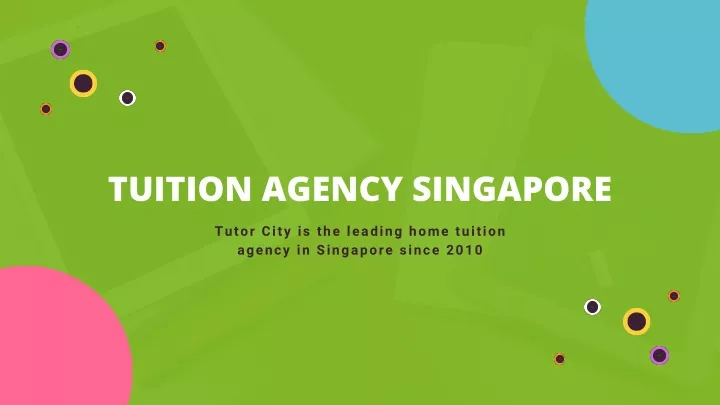 tuition agency singapore