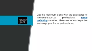 get the maximum gloss with the assistance