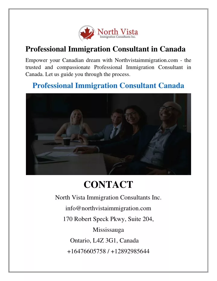 professional immigration consultant in canada