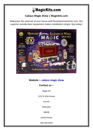 Cadaco Magic Show    Magickits.com
