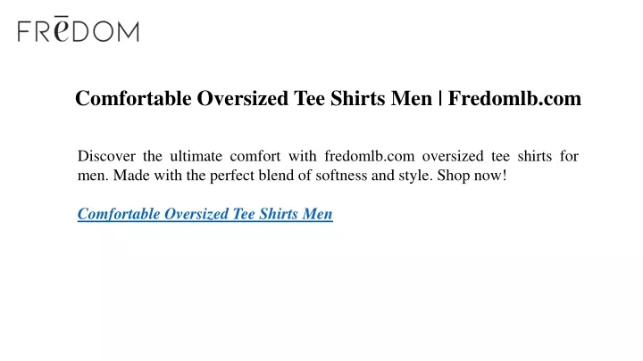 comfortable oversized tee shirts men fredomlb com