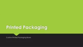 printed packaging