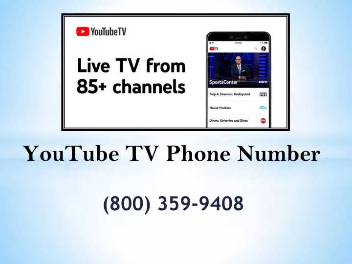 youtube tv phone number
