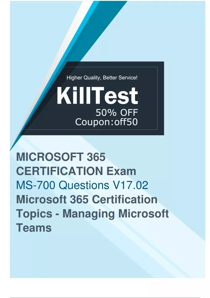 microsoft 365 certification exam ms 700 questions