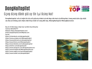 DongNaitoplist là cộng đồng đánh giá uy tín tại Đồng Nai!