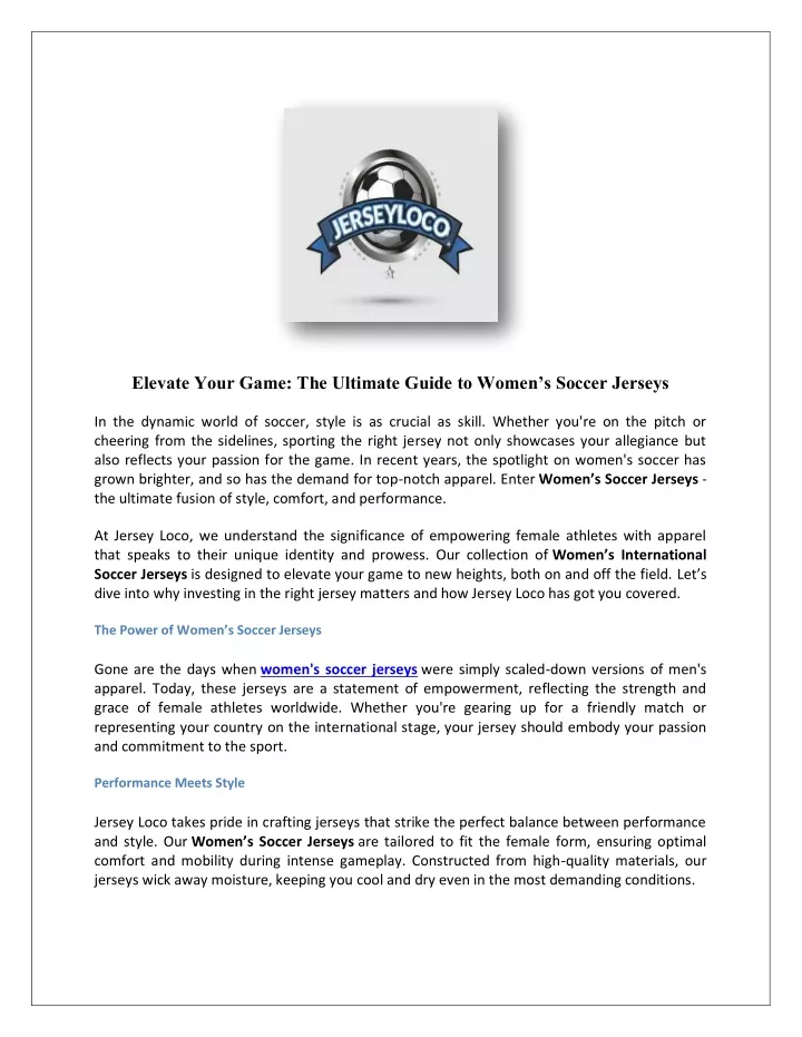 elevate your game the ultimate guide to women