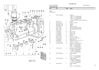 Lamborghini racing 190 Tractor Parts Catalogue Manual Instant Download