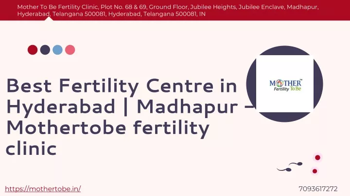 best fertility centre in hyderabad madhapur mothertobe fertility clinic