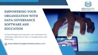 Empowering Your Organization with Data Governance Software and Education