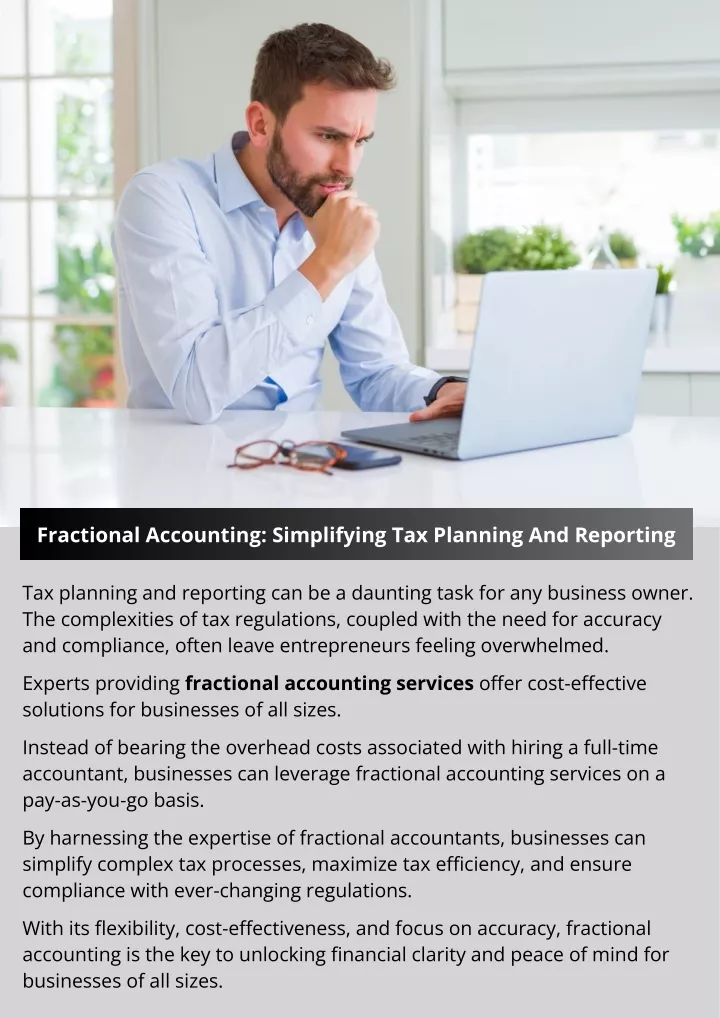 fractional accounting simplifying tax planning