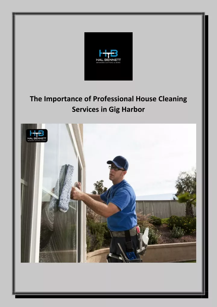 the importance of professional house cleaning