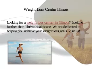 Weight Loss Center Illinois