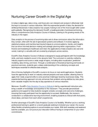 nurturing career growth in the digital age