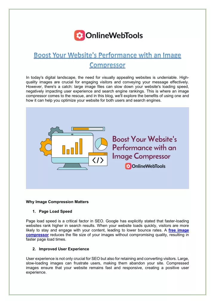 boost your website s performance with an image