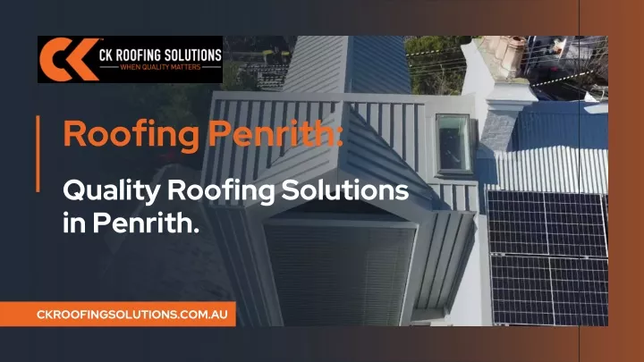 roofing penrith quality roofing solutions