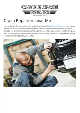 Your Expert Solution for Crash Repairs in Adelaide (1)
