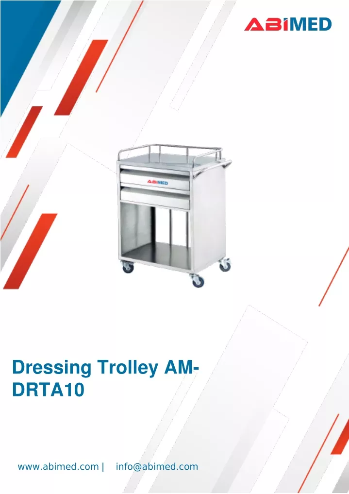 dressing trolley am drta10