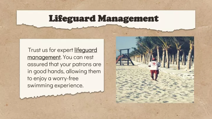 lifeguard management